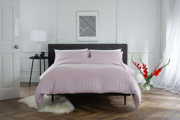 The Lyndon Company Sateen Stripe Collection - Pink