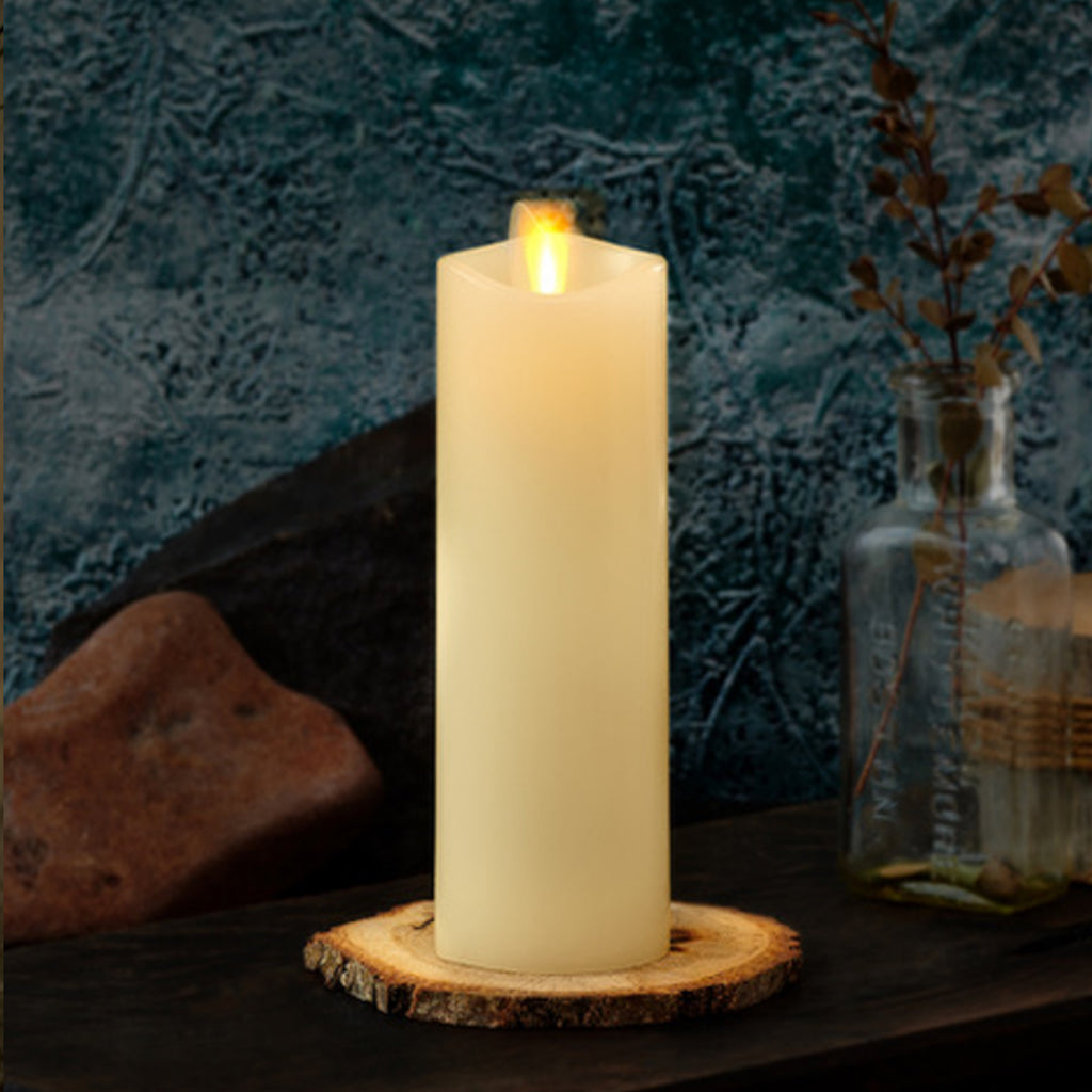 Luminara Ivory Mini Pillar Candle 5cm x 15.4cm