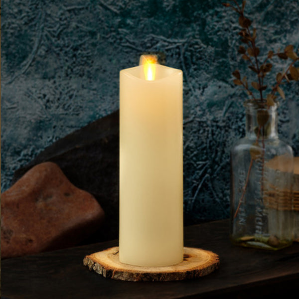 Luminara Ivory Mini Pillar Candle 5cm x 15.4cm