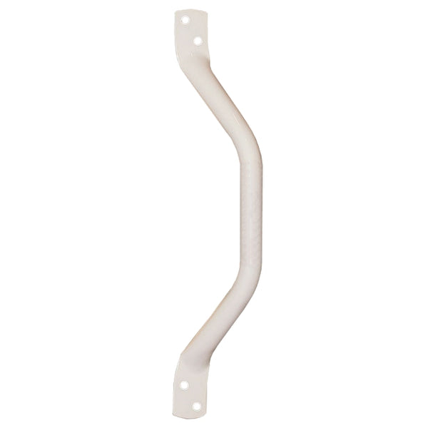 Craftmasters Flat Ended 25mm White Grab Rail Offset